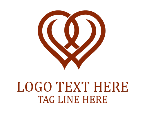 Heart Wireframe Tech Logo