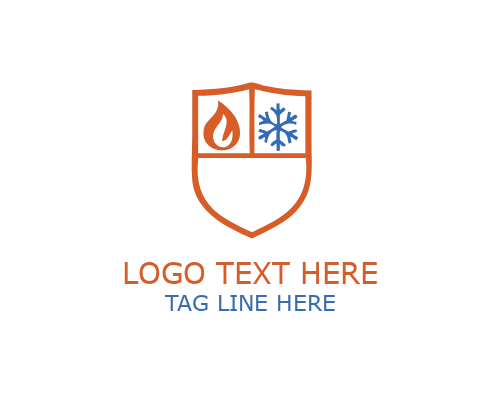 Heating Ventilation Airflow Logo