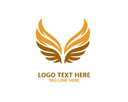  Heaven Symbol Angel Wings Logo