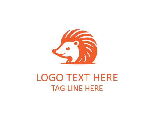 Hedgehog Round Icon Logo
