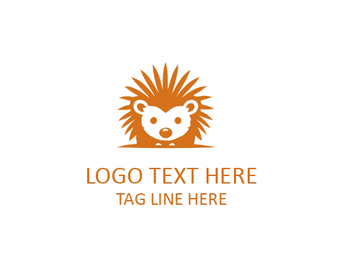 Hedgehog Simple Mascot Logo