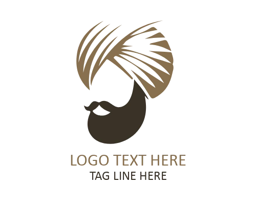Heritage Festival Turban Logo for Cultural, Traditional, and Celebration Brands