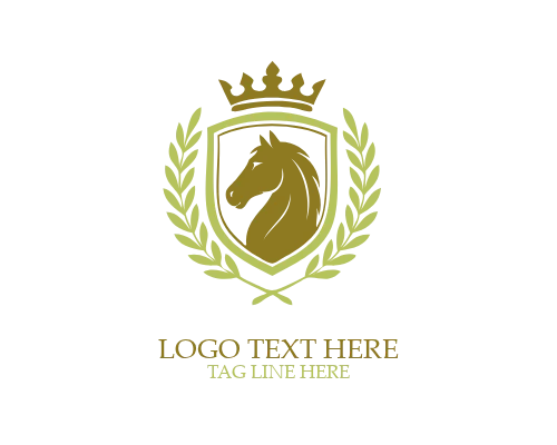 Heritage Horse Crest Logo
