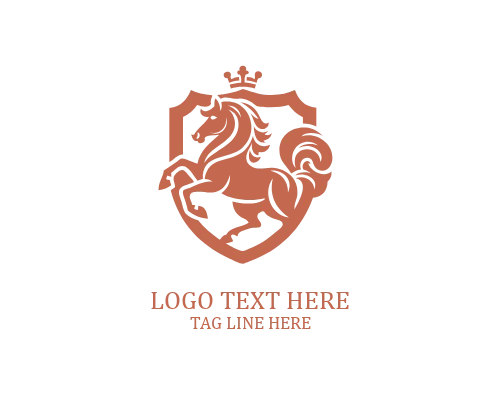 Heritage Horse Shield Logo