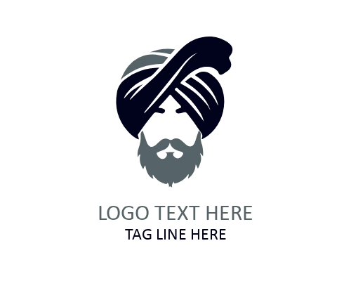 Heritage Pride Turban Logo for Cultural Identity and Community Brands