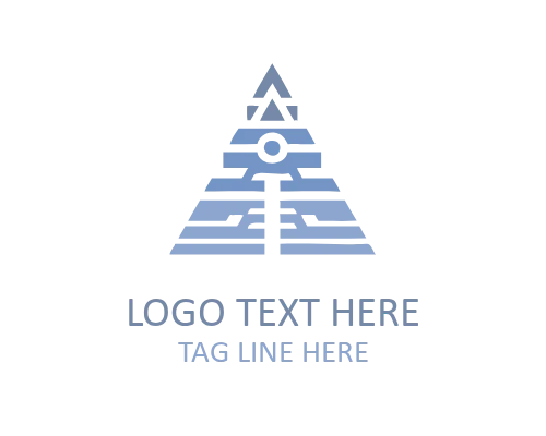 Heritage pyramid Traditional Architecture Logo for Classic Branding