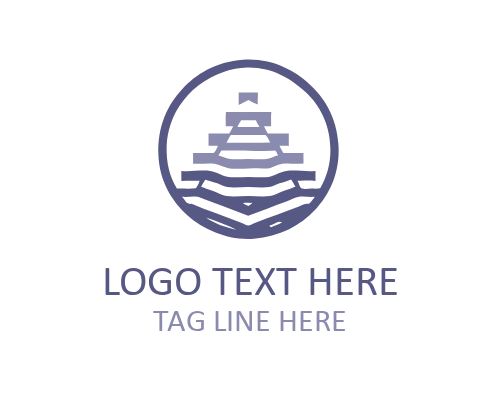 Heritage Roof Traditional Architecture Logo for Cultural Branding