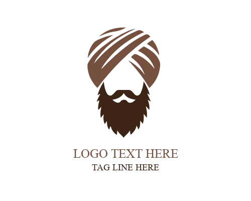Heritage Turban Icon Logo for Cultural, Traditional, and Lifestyle Brands