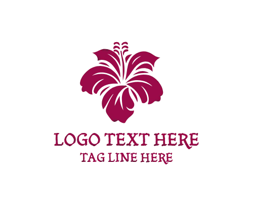Hibiscus Flower Logo for Tropical Branding