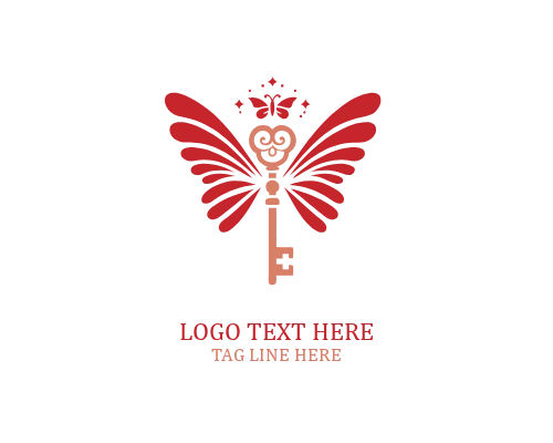 Hidden Wind Wings Key Logo