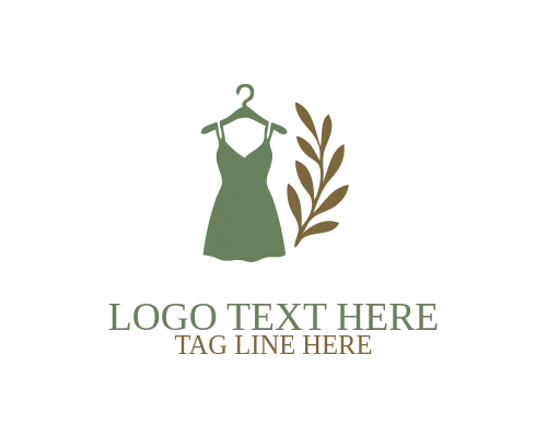 Floral Women Dress Logo