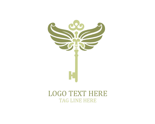 Highway Sky Wings Key Logo