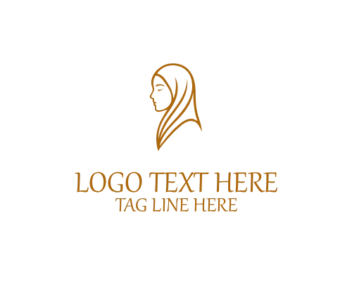 Hijab Lifestyle Symbol Logo