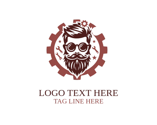  Hipster Maker Tools Logo