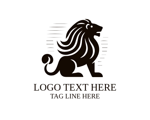Historic Crest Elegant Lion Logo