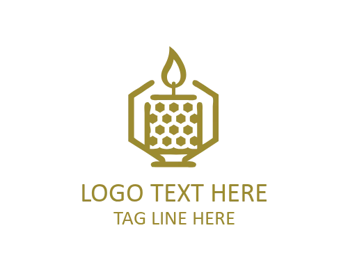 Hive Light Candle Logo