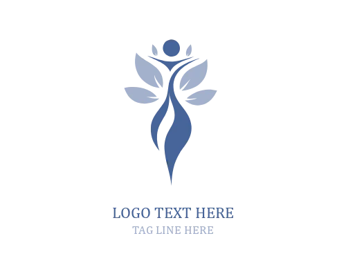 Holistic Life Woman Tree Logo