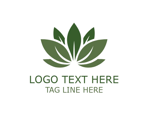 Holistic Lotus Floral Logo for Wellness and Yoga Branding
