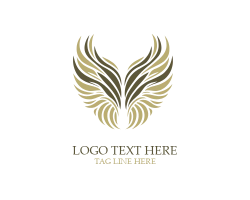 Holy Grace Angel Wings Logo