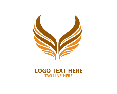 Holy Symbol Angel Wings Logo