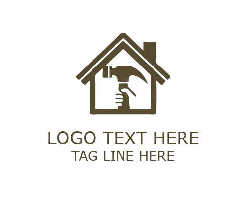 Home Build Hammer Logo