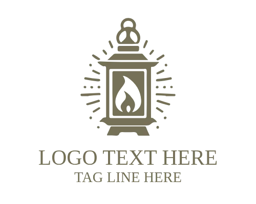 Home Décor Lantern Logo