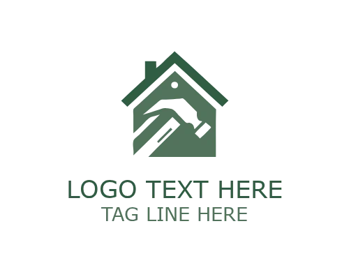 Home Repair Hammer Logo
