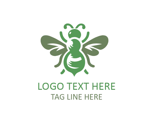 Honey Bee Mascot Logo for Food and Creative Brands
