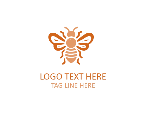 Honey Label Bee Logo