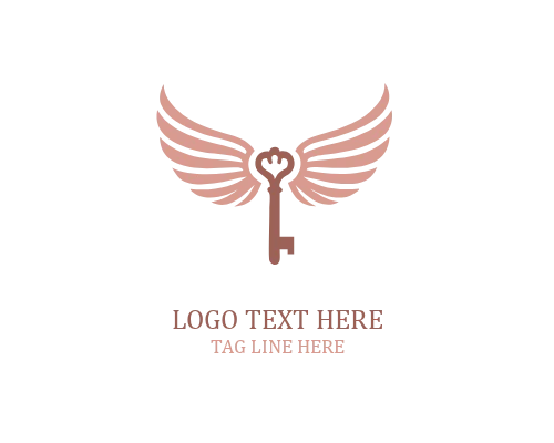 Hope Flight Wings Key Logo