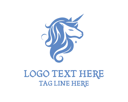 Horn Unicorn Logo