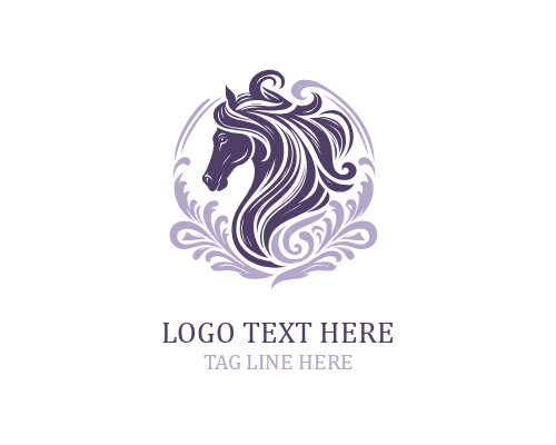 Horse Badge Logo