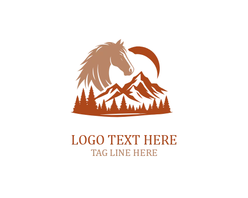 Horse Peak Crest Logo
