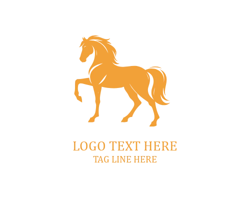 Horse Sport Emblem Logo