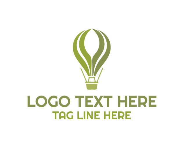 Hot Air Balloon Adventure Logo logo template preview