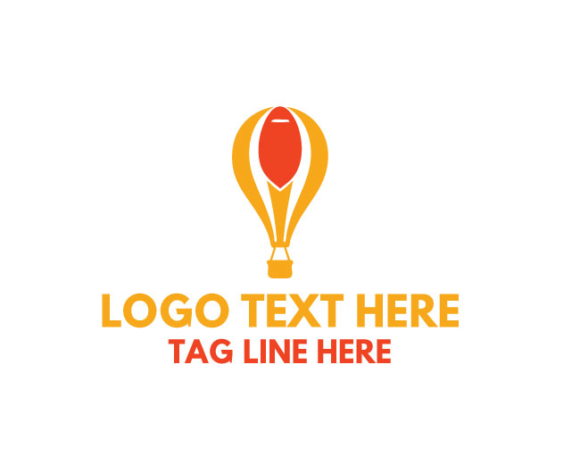 Hot Air Balloon Design Logo