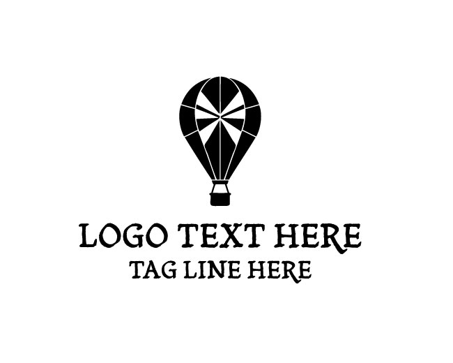Hot Air Balloon Destination Logo
