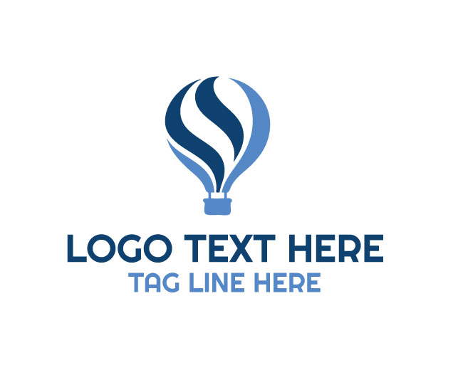Hot Air Balloon Flight Logo logo template preview