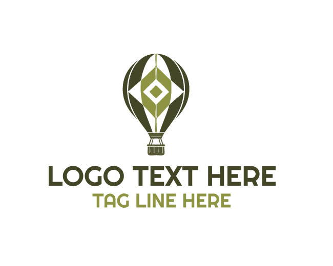 Hot Air Balloon Journey Logo logo template preview
