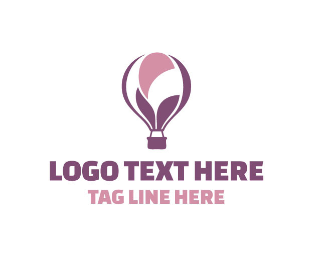 Hot Air Balloon Sky Adventure Logo logo template preview
