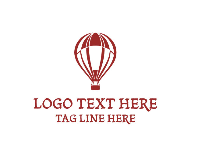  Hot Air Balloon Sky Design Logo