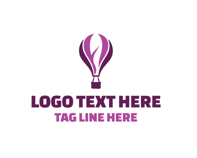 Hot Air Balloon Sky Trip Logo logo template preview