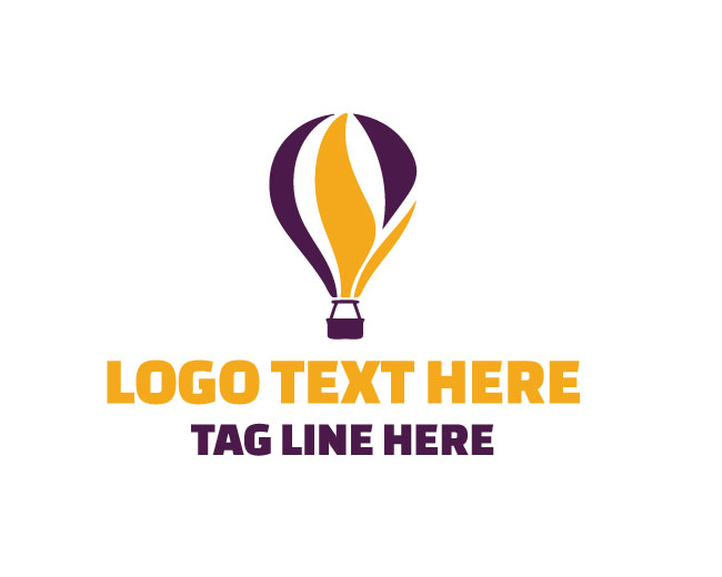 Hot Air Balloon Tour Design Logo logo template preview
