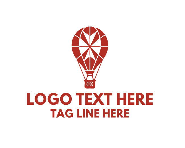 Hot Air Balloon Tourism Logo logo template preview