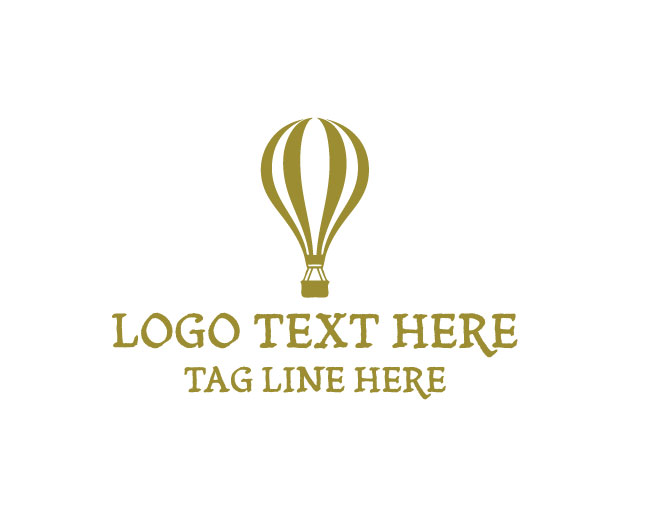 Hot Air Balloon Travel Best Logo