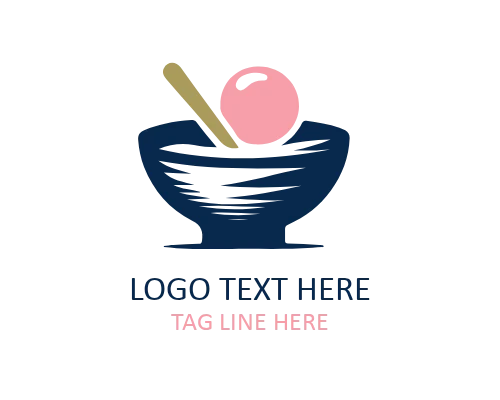 Hot Soup Bowl Logo for Comfort Food Brands