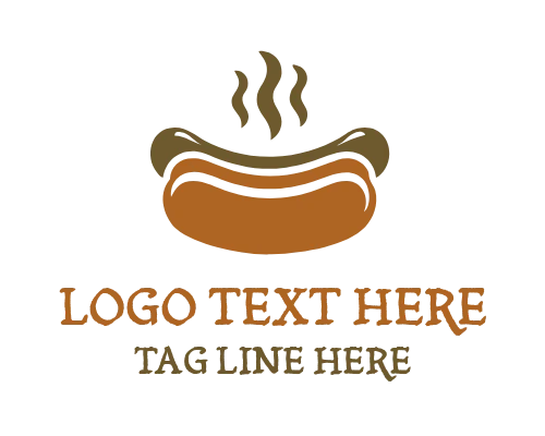 Hotdog Food Logo