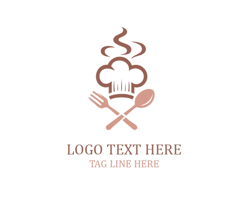 Hotel Kitchen Chef Hat Logo