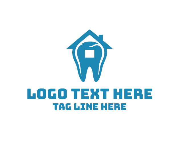 House Dental Care Design Logo