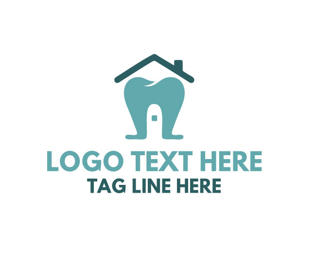  House Dental Family Design Logo
